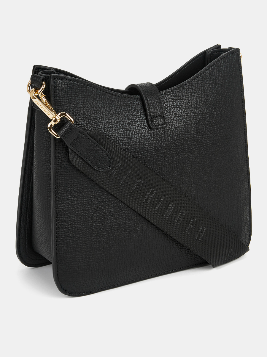 Сумка женская, черная, 8*20,5*22,5