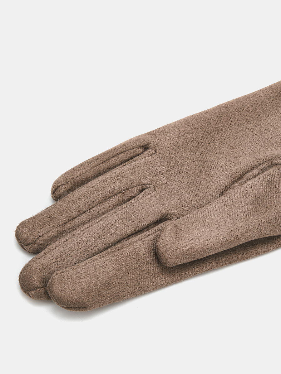 АУГП111000_Н Перчатки жен.Ralf Ringer,90%по лиэстер,10%эласт,1 размер,беж