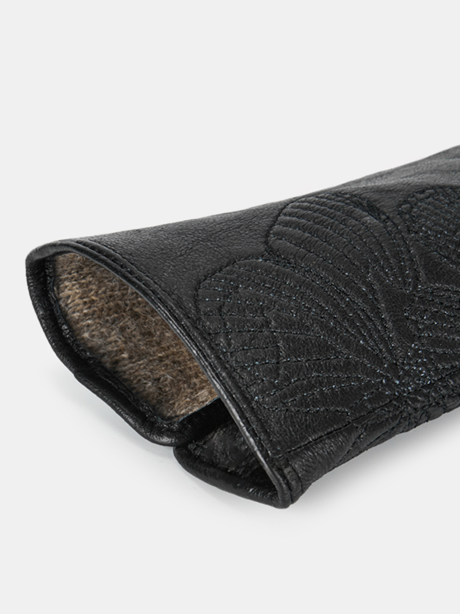 141322P-14017-01-7,5_Н Перчатки женские Ralf Ringer,н атур.кожа,р.7.5,черные