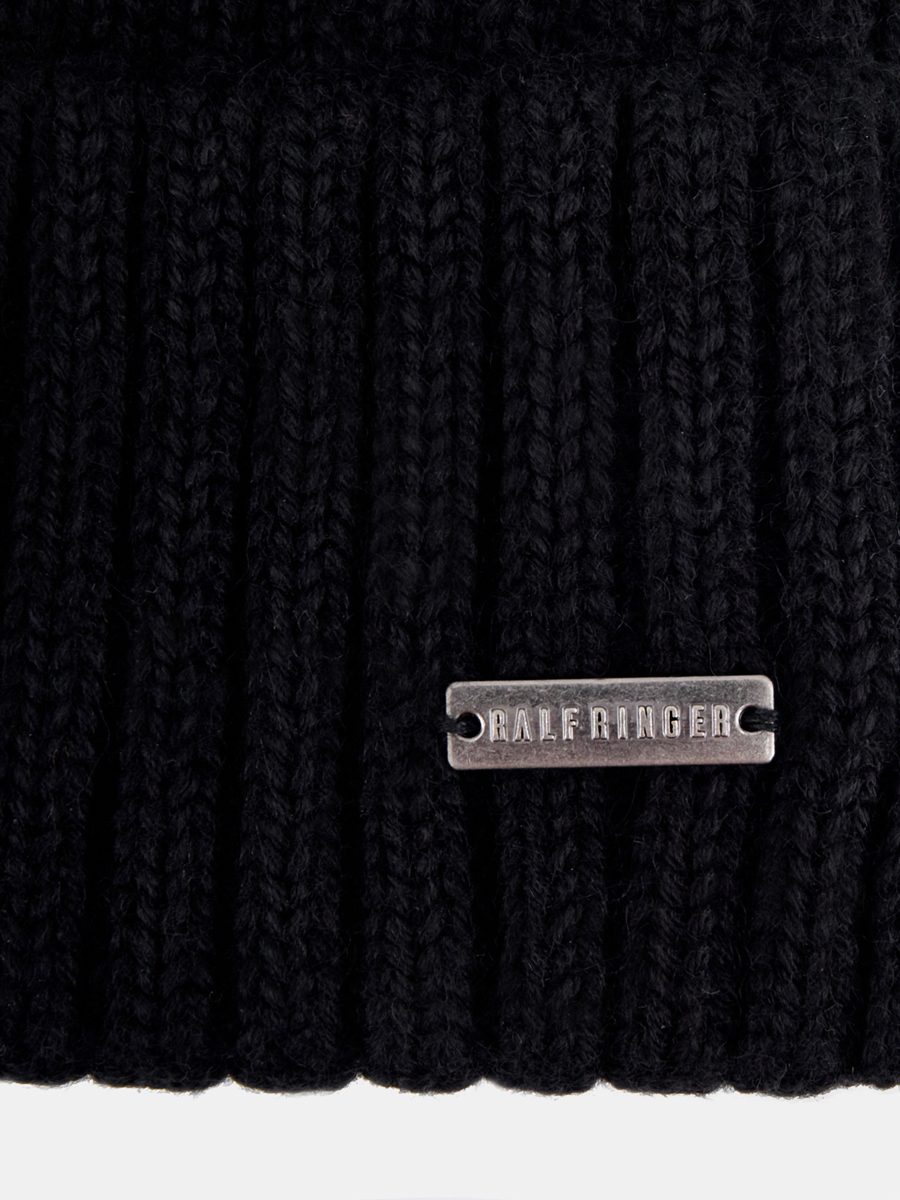 110423P-18333-01 Шапка мужская Ralf Ringer,70% акрил,30%шерсть,черн