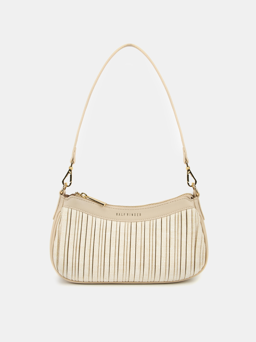 Сумка женская, бежевая, 6*13,5*25