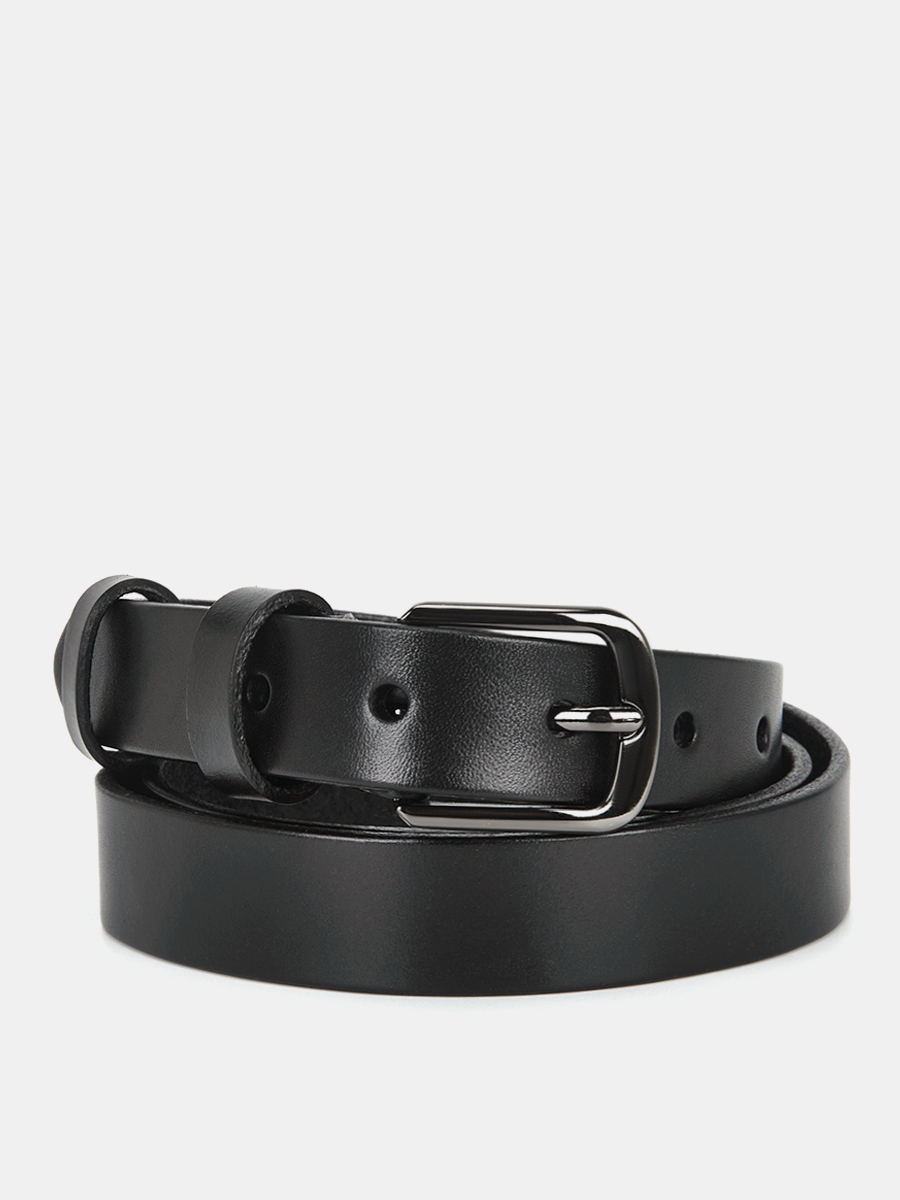 BLL-120-2344-CEP-01-N Ремень женский Ralf Ringer,нат ур.кожа,2,3*113,черный