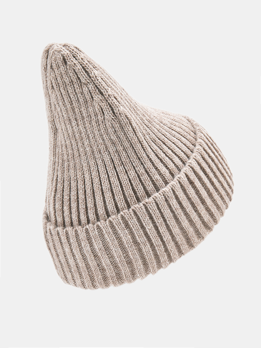 АУГЧ089600 Шапка женская Ralf Ringer 50% шерсть,50%акрил,бежевая