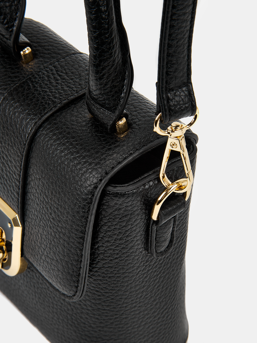 Сумка женская, черная, 17*13*7