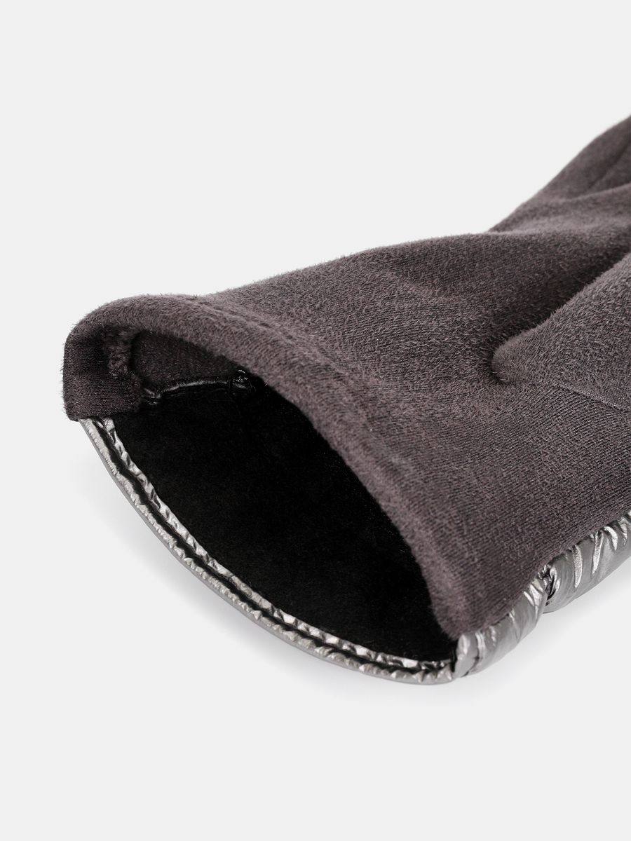 142322P-13803-08_Н Перчатки женские,100%полиэстер ,серые