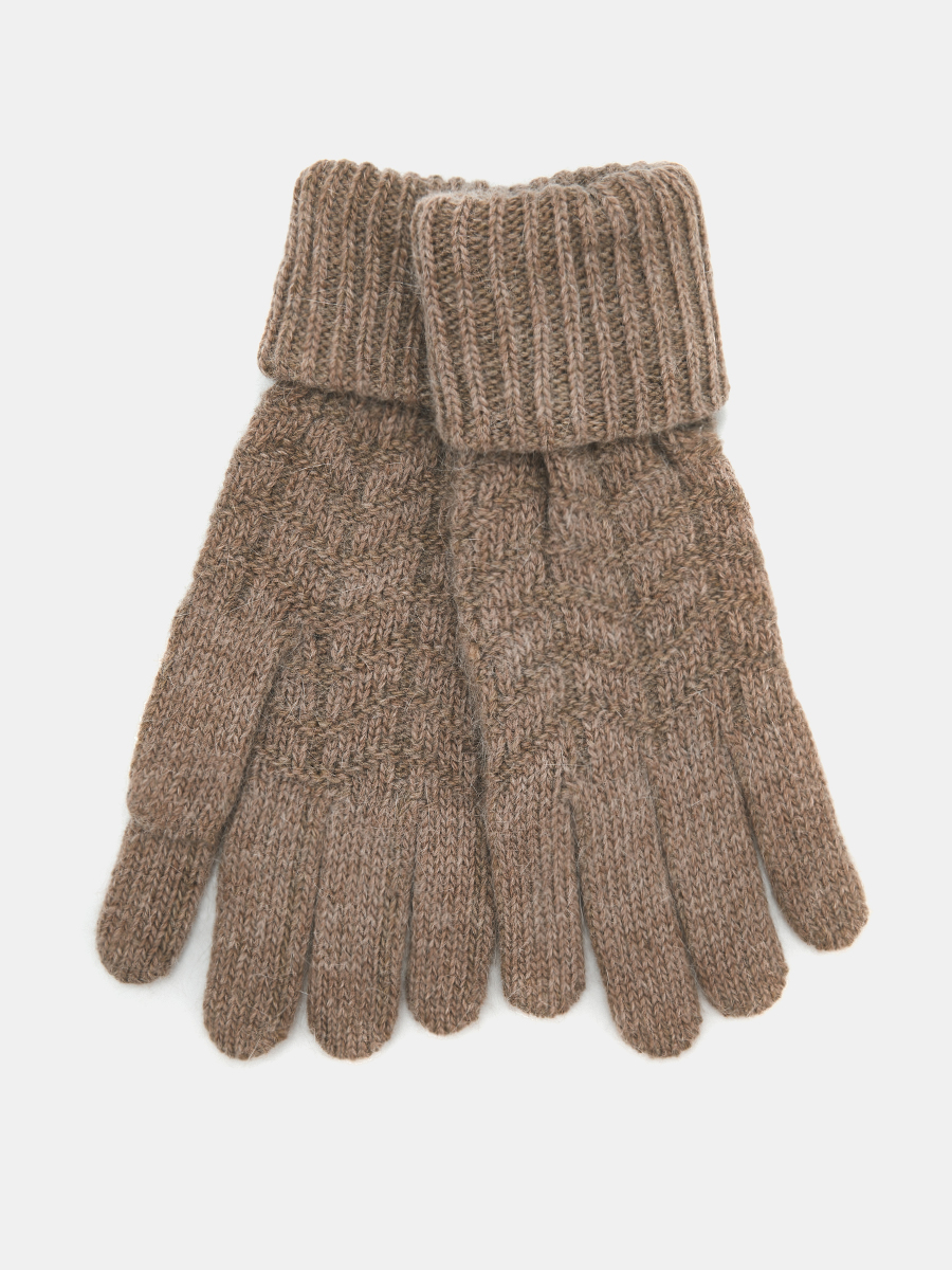 АУГП109900_Н Перчатки жен.Ralf Ringer,45%ше рсть,40%ангор,1 размер,беж