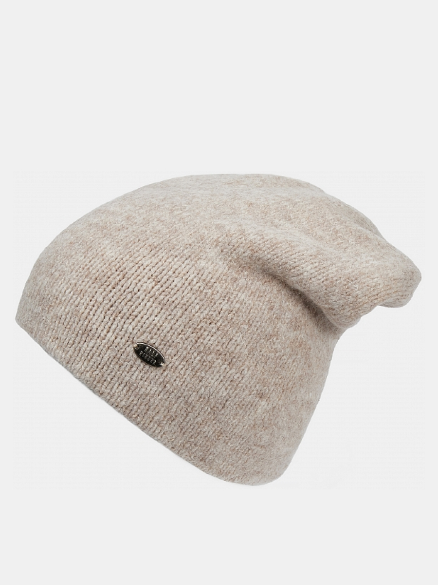 RF-A53010-Бежево-коричневый_Н Шапка женская Labbra 50%шерсть 50%акрил р.57 бежево-коричнева