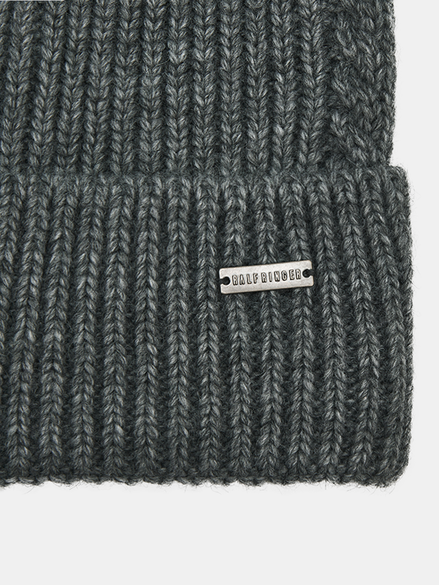 АУГЧ093300_Н Шапка женская Ralf Ringer 50%шерсть,50%акрил,серая
