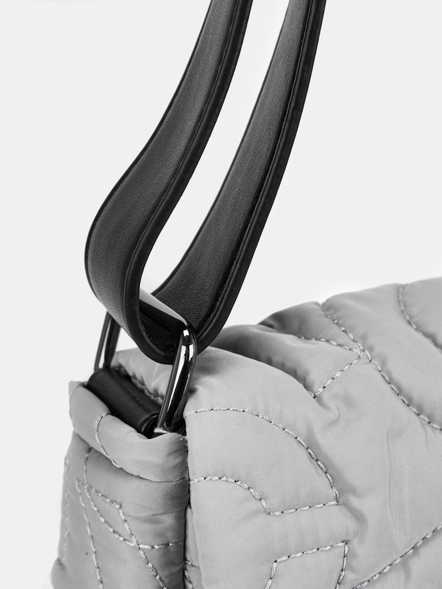 Сумка женская, серая,  25*11*18 