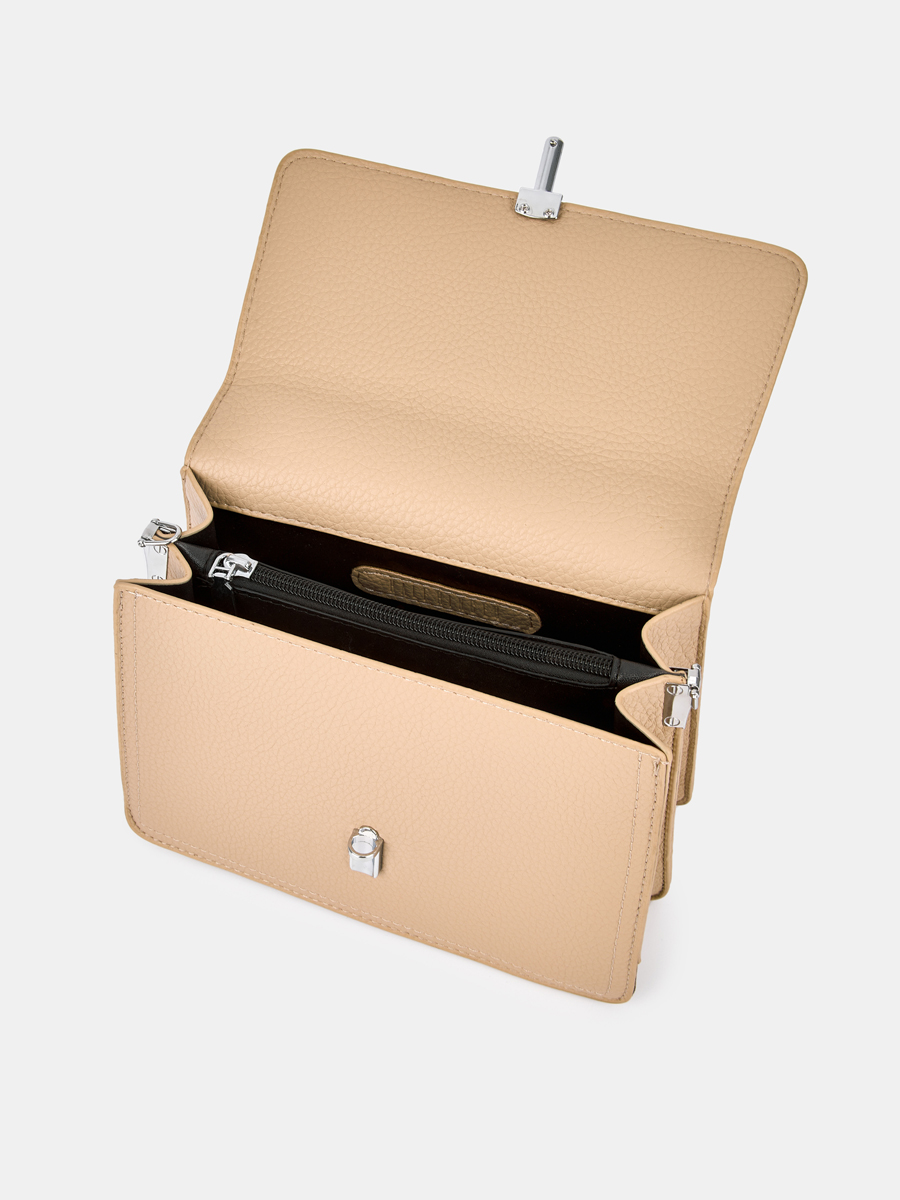 R29667/31 Сумка женская, иск.кожа, 230*90*170,бежевая