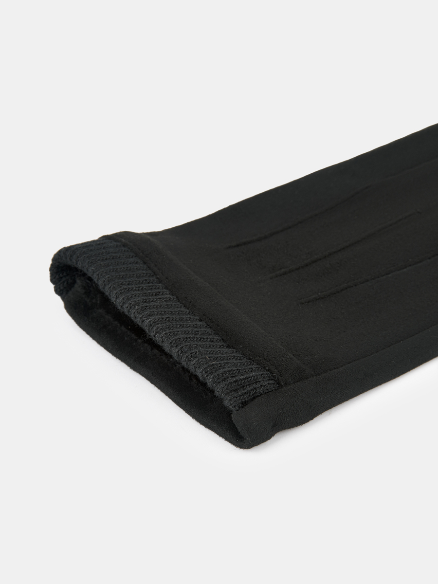 GMT-220-03-FIP-01_Н Перчатки мужские 90%полиэстер 10%эластан,без разм.черные