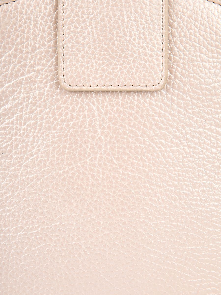 Сумка женская из натуральной кожи, розовая, 13х18х6