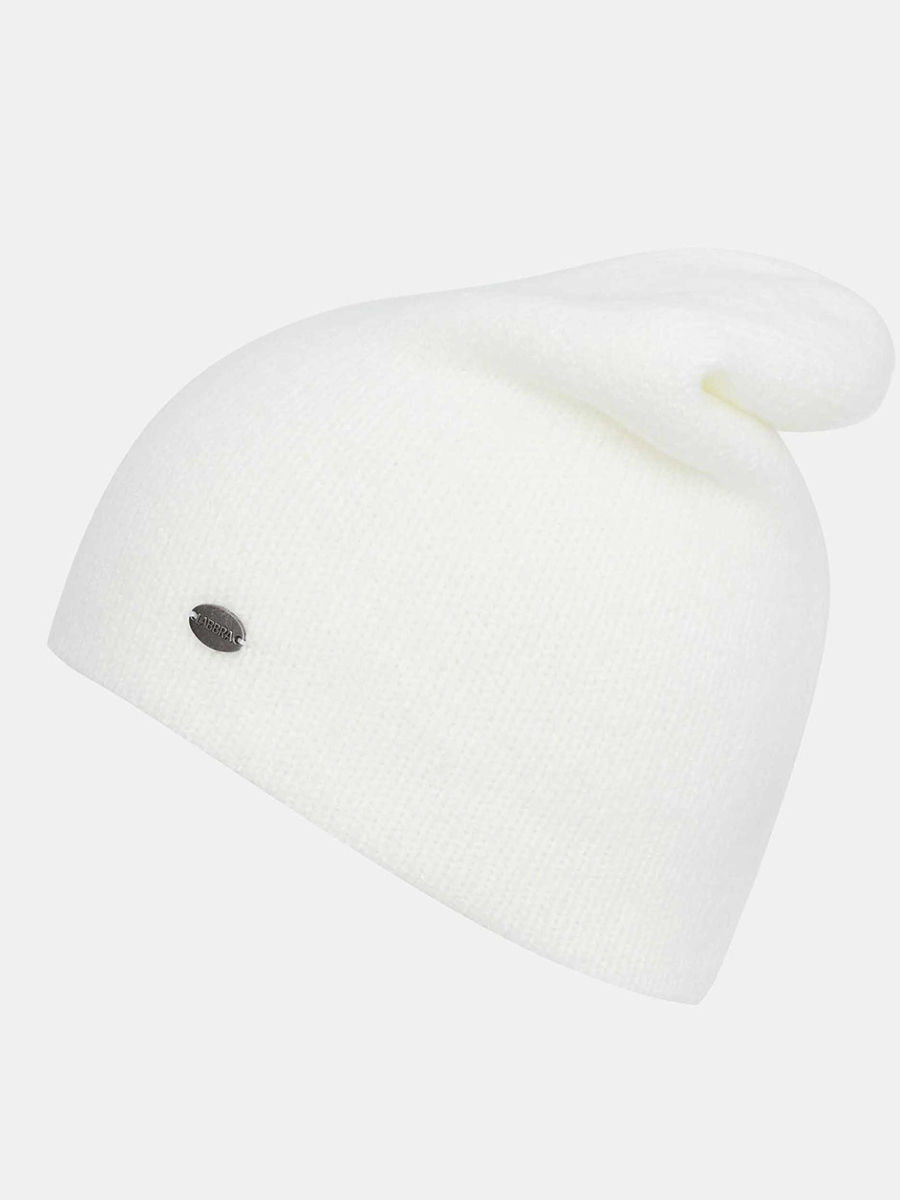 LB-A53010-white_Н Шапка женская Labbra 50%шерсть 50%акрил  р.57 белая