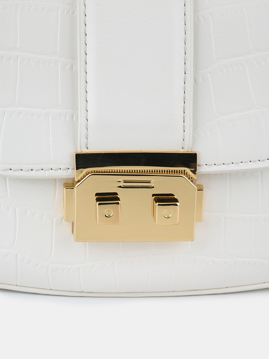 Сумка женская, молочная, 24*5*13