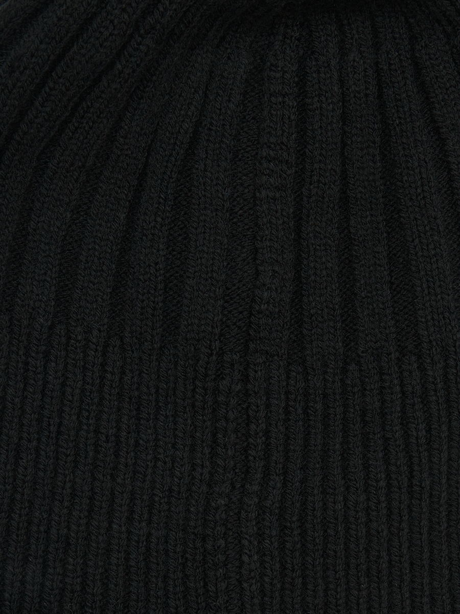 АУГЧ090100_Н Шапка мужская Ralf Ringer 50% шерсть,50%акрил,черная