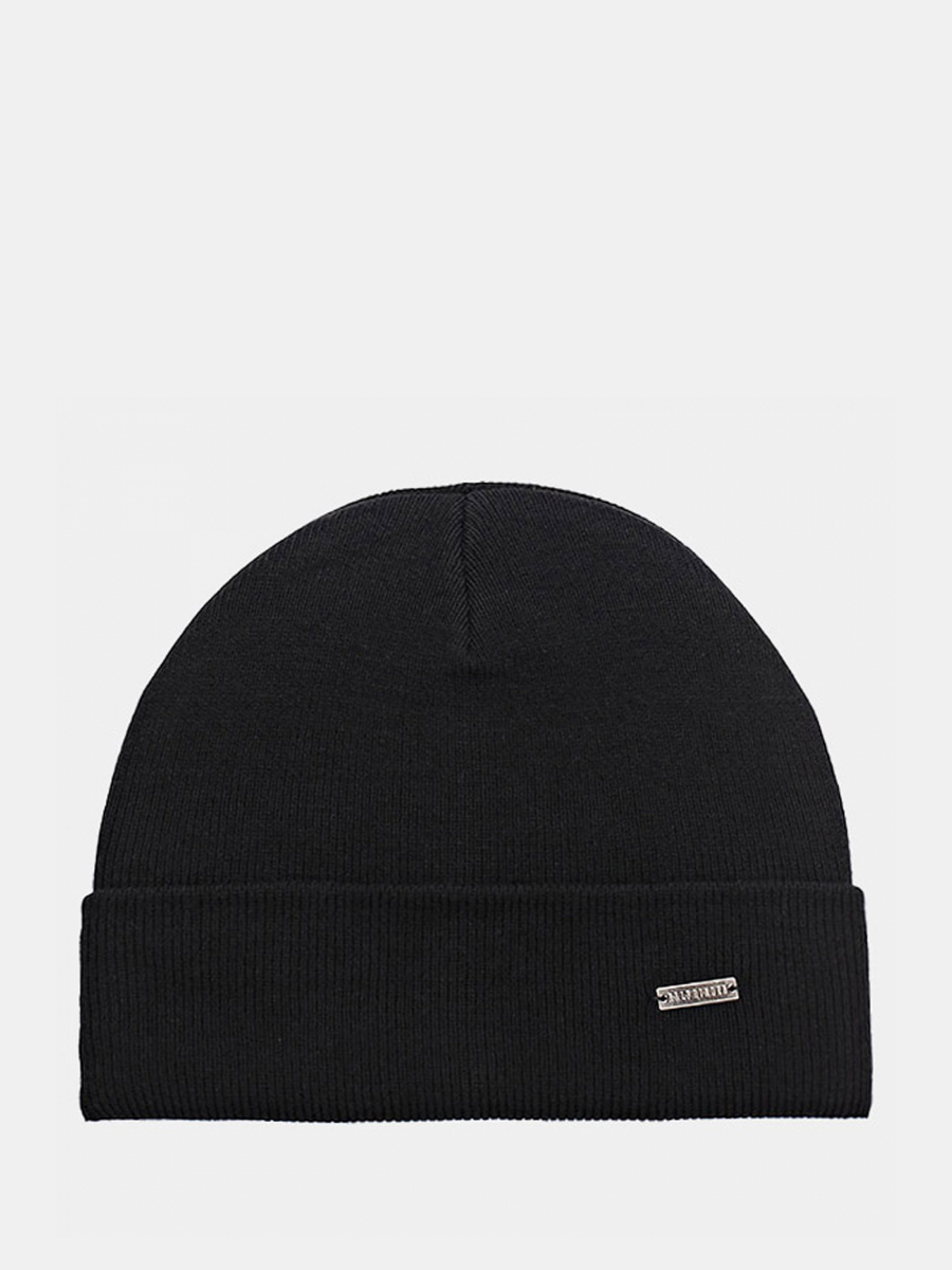 WMT-220-47-PAP-01 Шапка мужская 70%шерсть,30% акрил,б/разм,черная