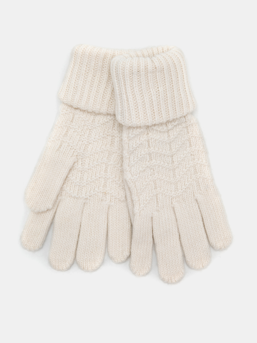 АУГП110000_Н Перчатки жен.Ralf Ringer,45%ше рсть,40%ангор,1 размер,белые