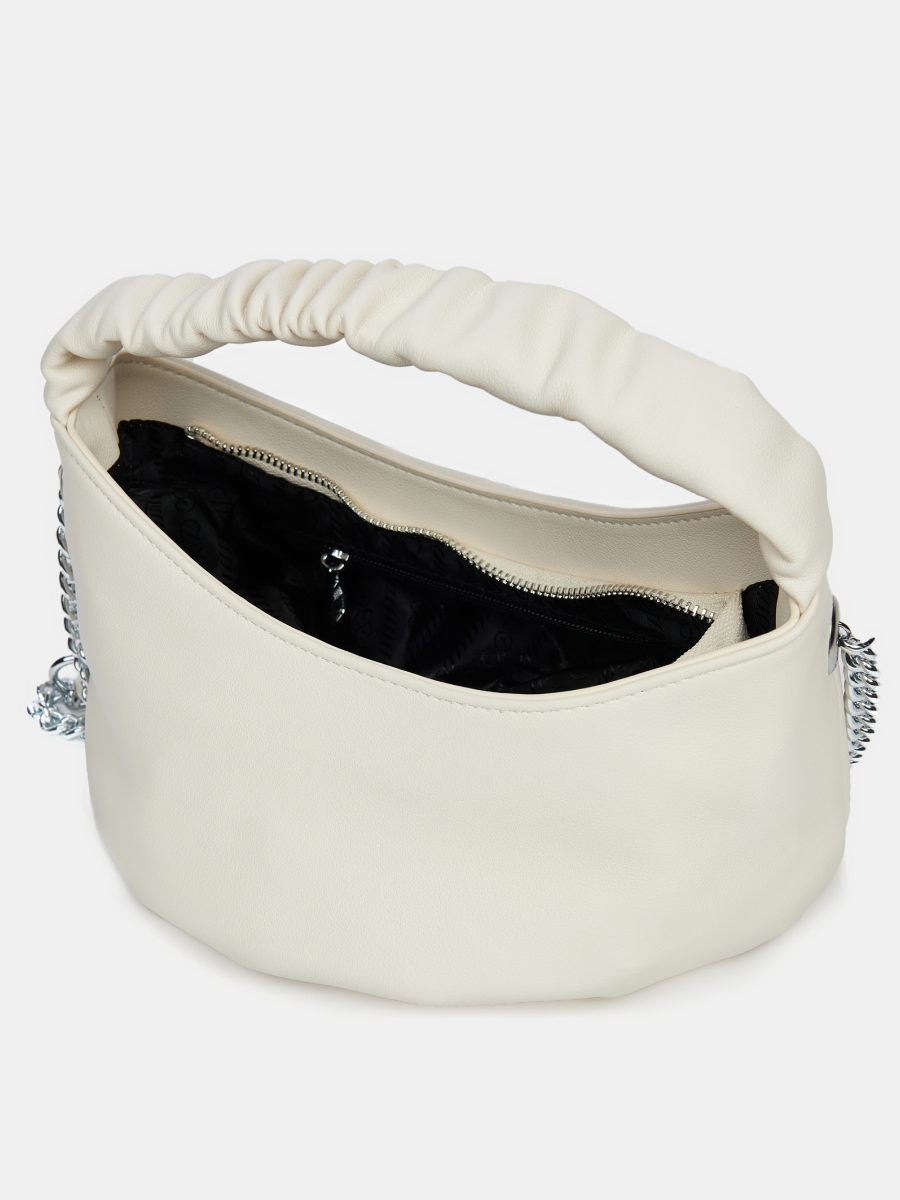  Сумка женская, белая, 7*20*14