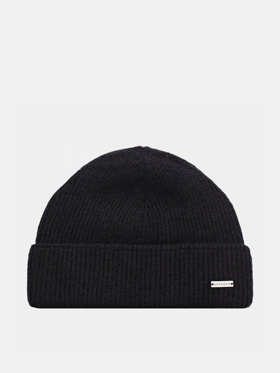 110322P-14383-01 Шапка женская 50%акрил,27%нейл он,10%мох,10%шерсть,б/разм.чер