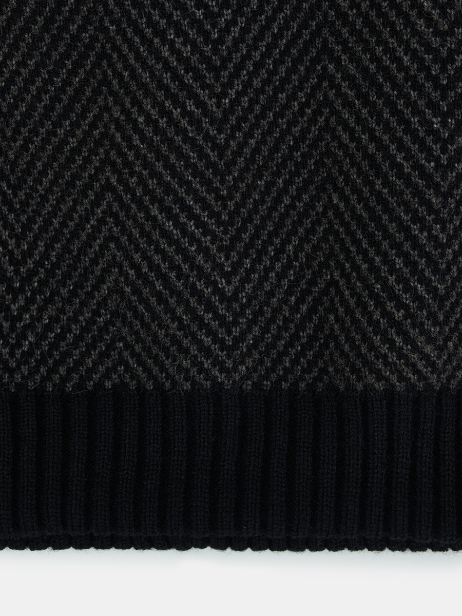 АУГЧ096200 Шапка мужск.Ralf Ringer55%виск 20%полиамид,20%нейл,5%каш,черн