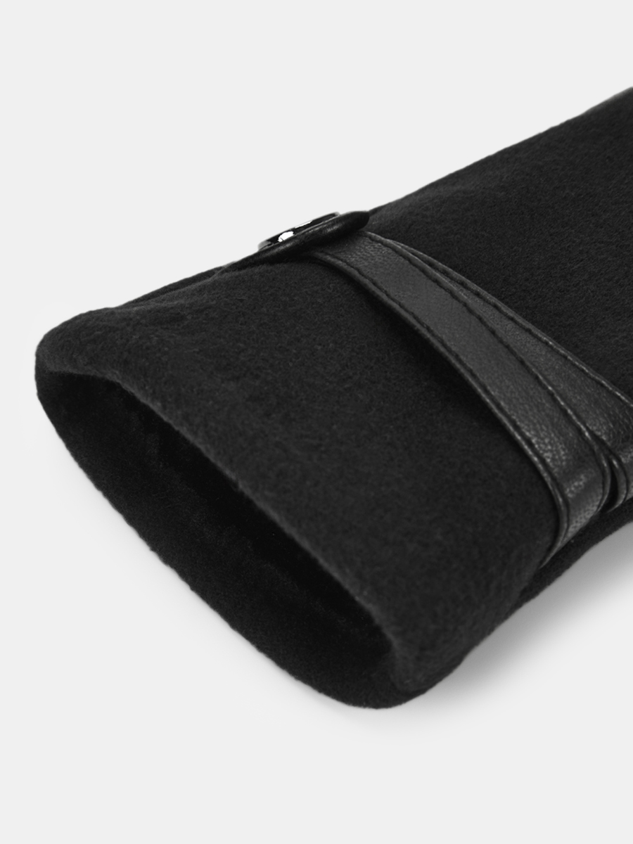 АУГП112600_Н Перчатки женские Ralf Ringer, 100%полиэстер,один размер,черн