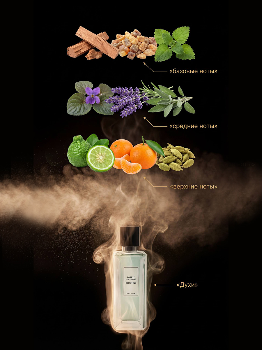 Парфюмерная вода для мужчин «Forest symphony», 85мл