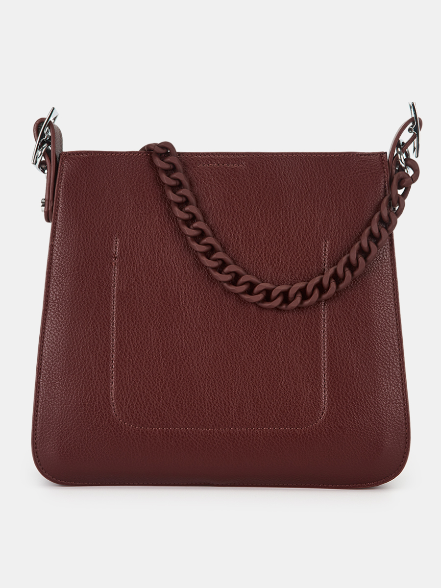 Сумка женская, бордовая, 26x10x23