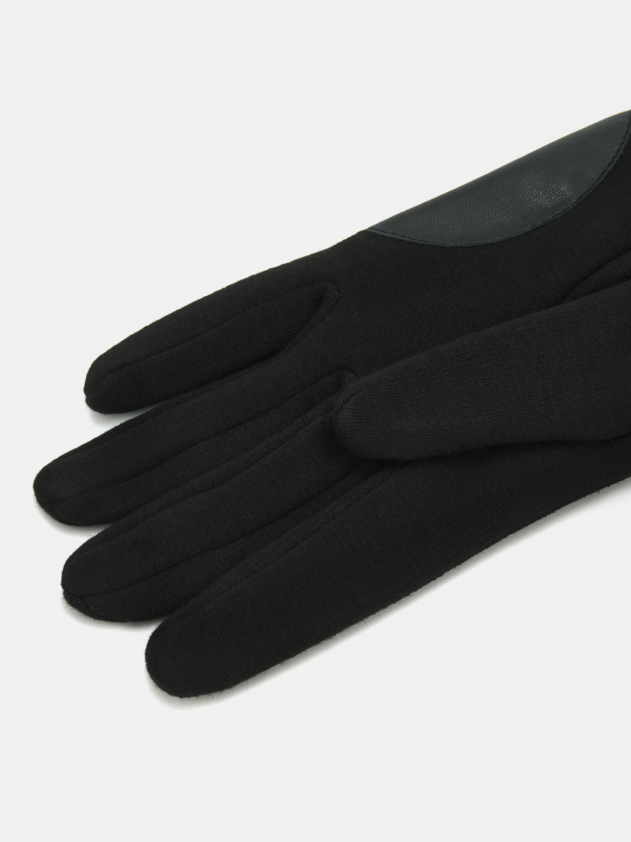 АУГП108800_Н Перчатки женские Ralf Ringer, текстиль,один размер,черные