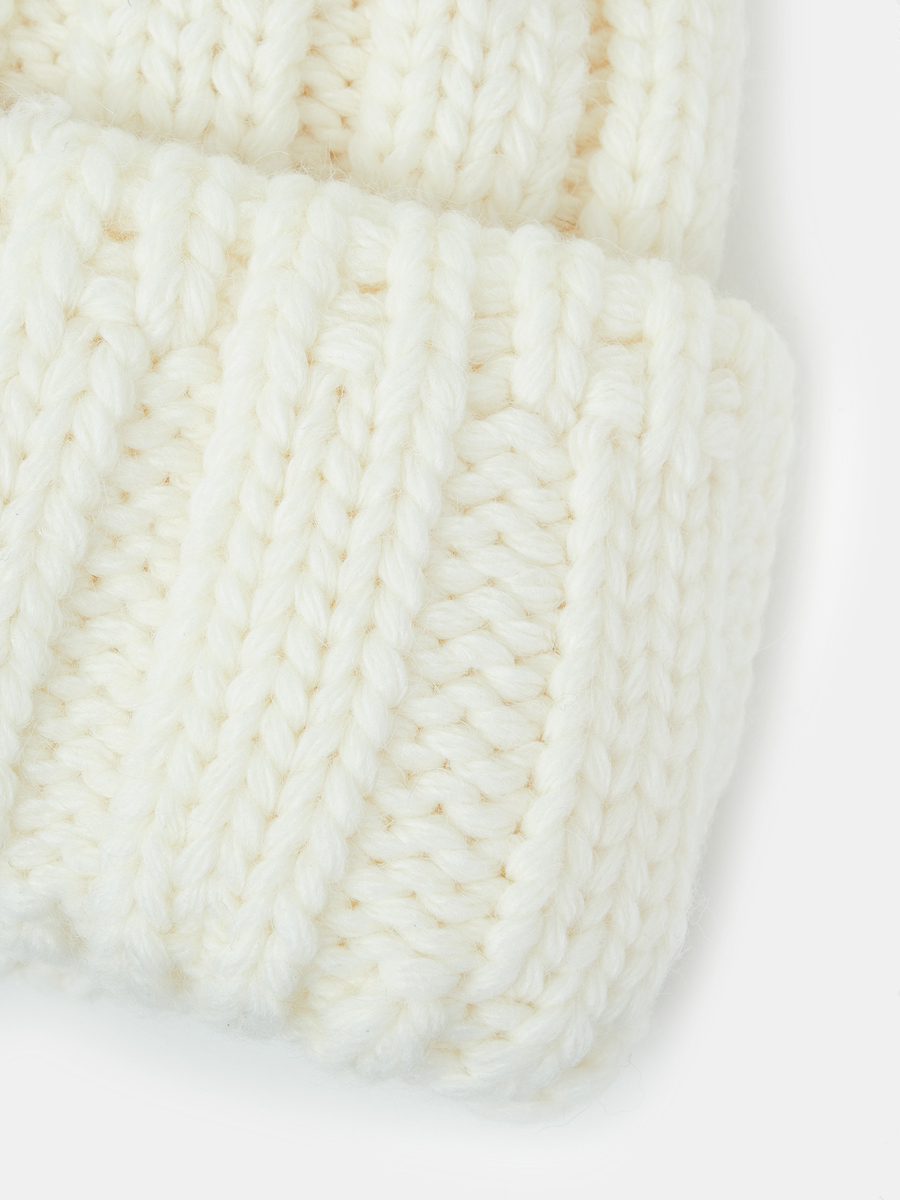 АУГЧ098400 Шапка женская Ralf Ringer, 50% шерсть,50%акрил,белая