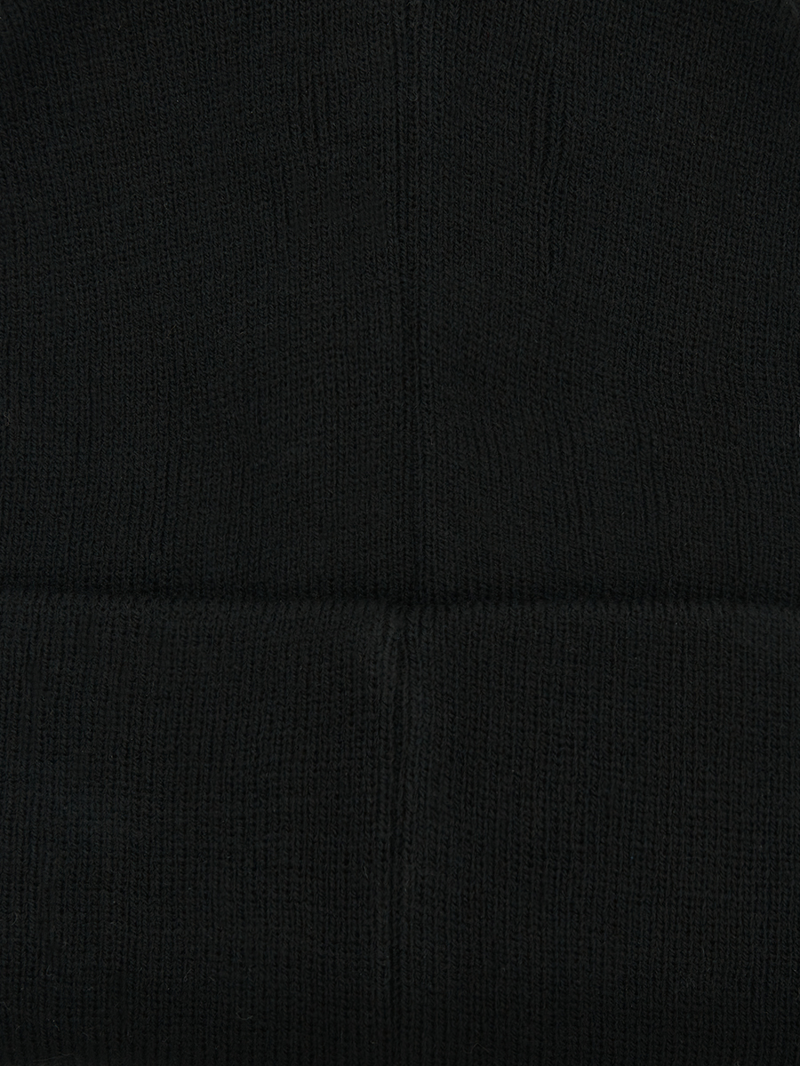 АУГЧ094100_Н Шапка мужская Ralf Ringer 70%шерсть,30%акрил,черная