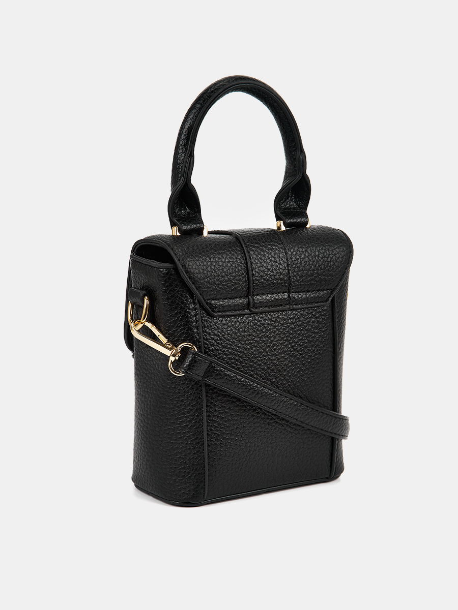 Сумка женская, черная, 17*13*7