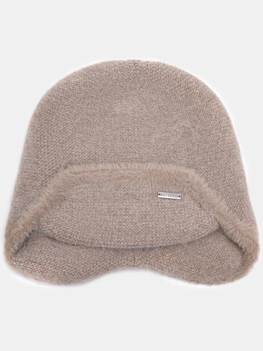 110323P-18297-02 Шапка женская,60%акрил,40% ангора,коричневая