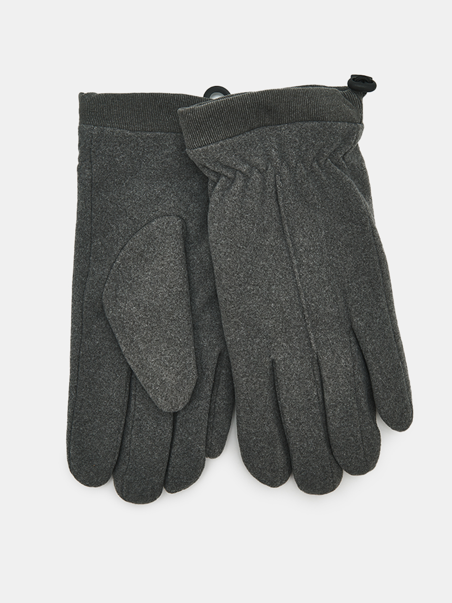 АУГП114500_Н Перчатки мужские Ralf Ringer, 100%полиэстер,один размер,сер