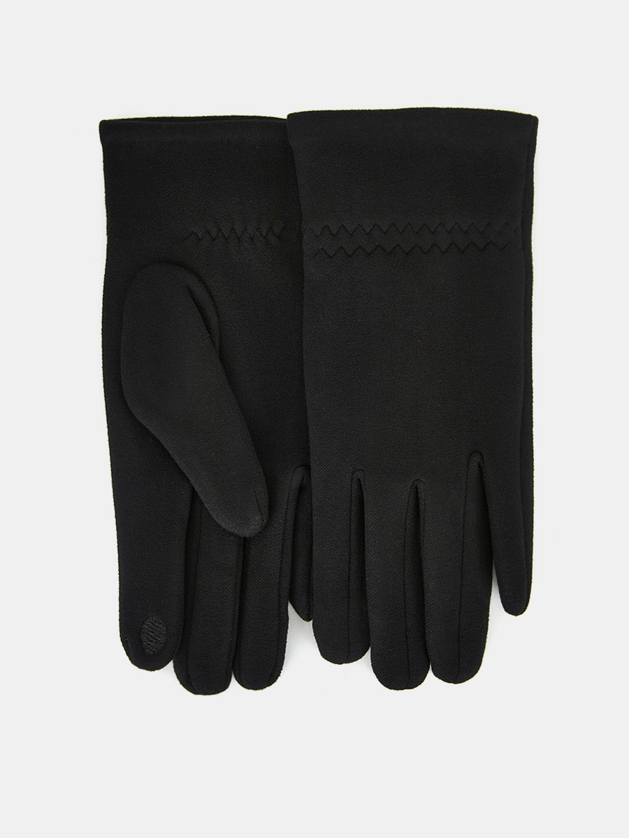 RMM5-1_Н Перчатки мужские 100%полиэстер черные