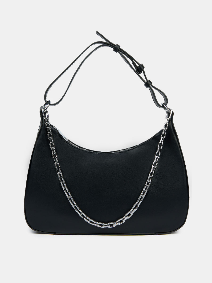 110-109-31 Сумка женская,экокожа 100% , 31*9*23 черная