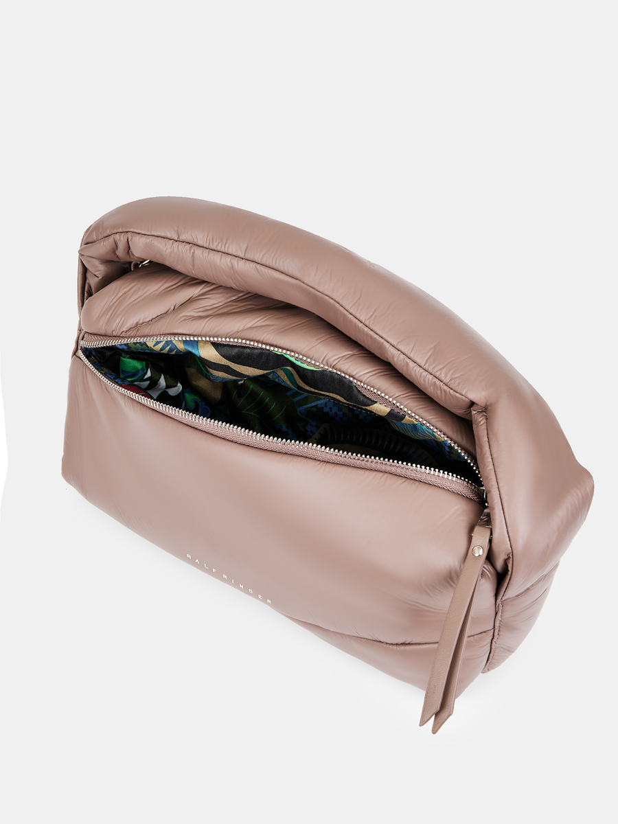  Сумка женская, коричневая ,12x30x8