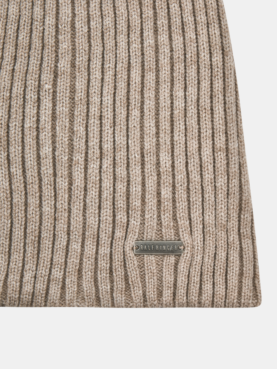 АУГЧ091200_Н Шапка женск.Ralf Ringer60%виск оза,30%нейлон,10%ангора,беж