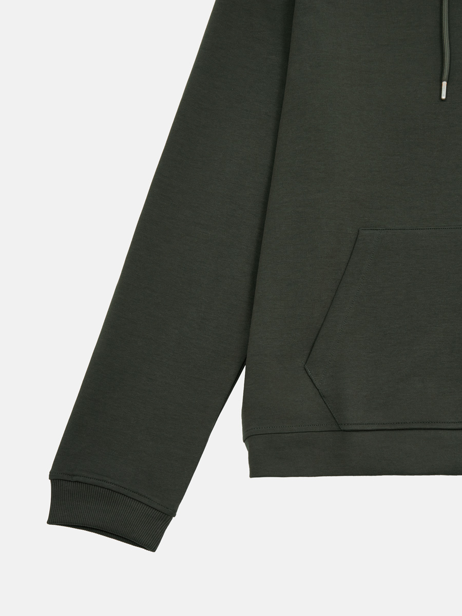 RRHST01-ХАКИ_Н Толстовка худи мужская Ralf Ri nger,83%хлопок,17%полиамид,хак