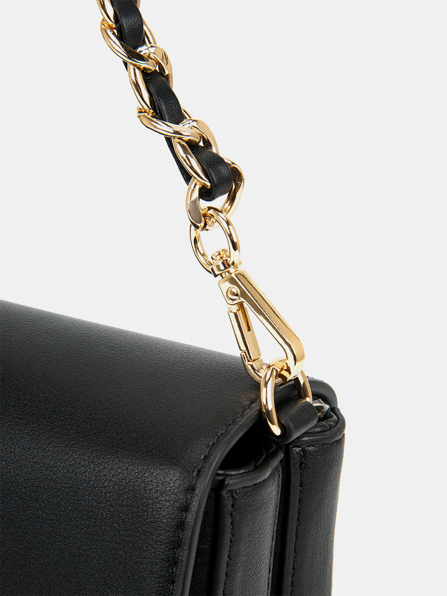 Сумка женская, черная, 8*15*25