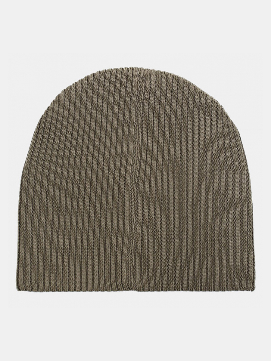 RF-A53111-khaki Шапка мужская,50%шерсть,50% акрил,р.57,темно-зеленая