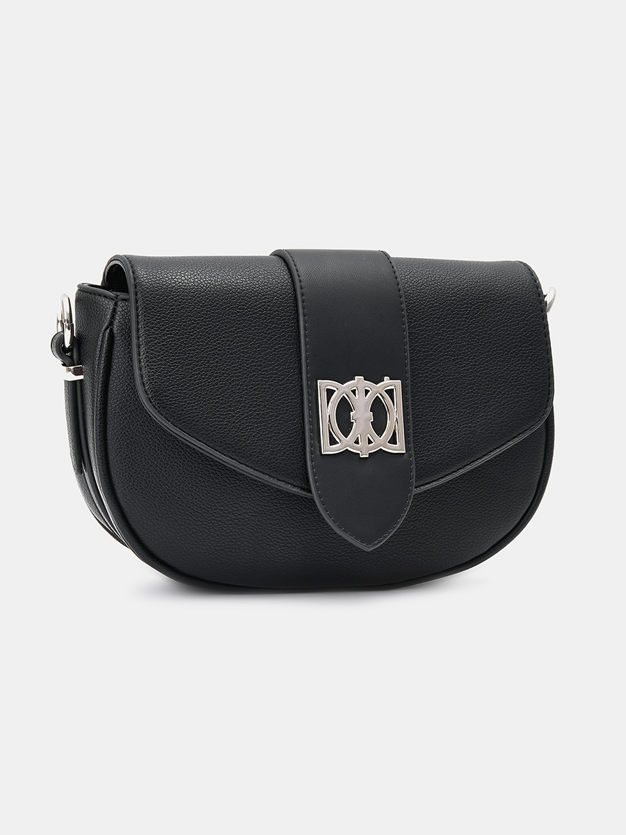 Сумка кросс боди женская, черная, 17x24x6