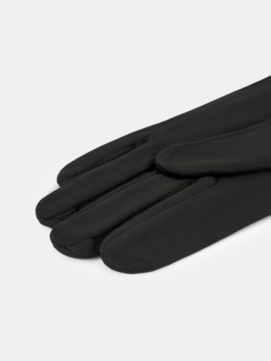 GMT-220-03-FIP-01_Н Перчатки мужские 90%полиэстер 10%эластан,без разм.черные