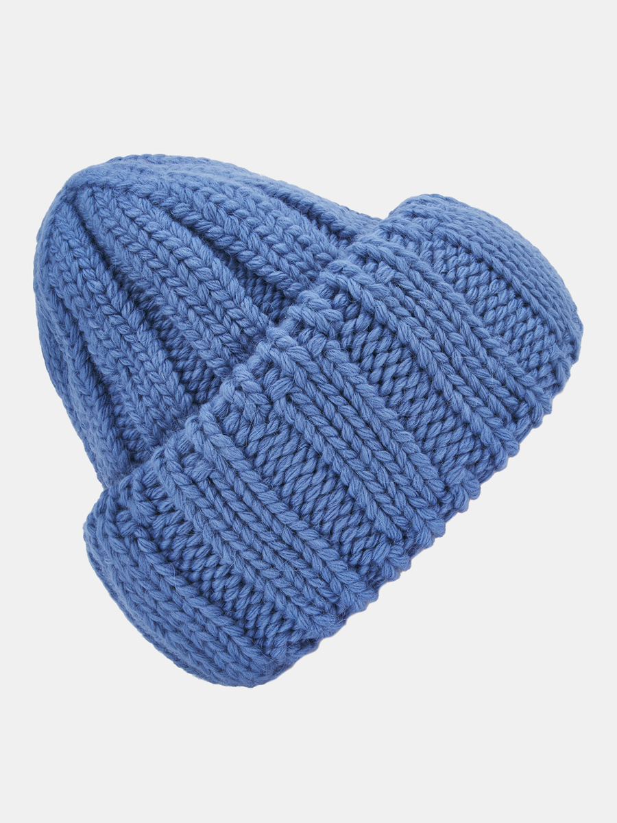 АУГЧ098300 Шапка женская Ralf Ringer,50% шерсть,50%акрил,джинсовая