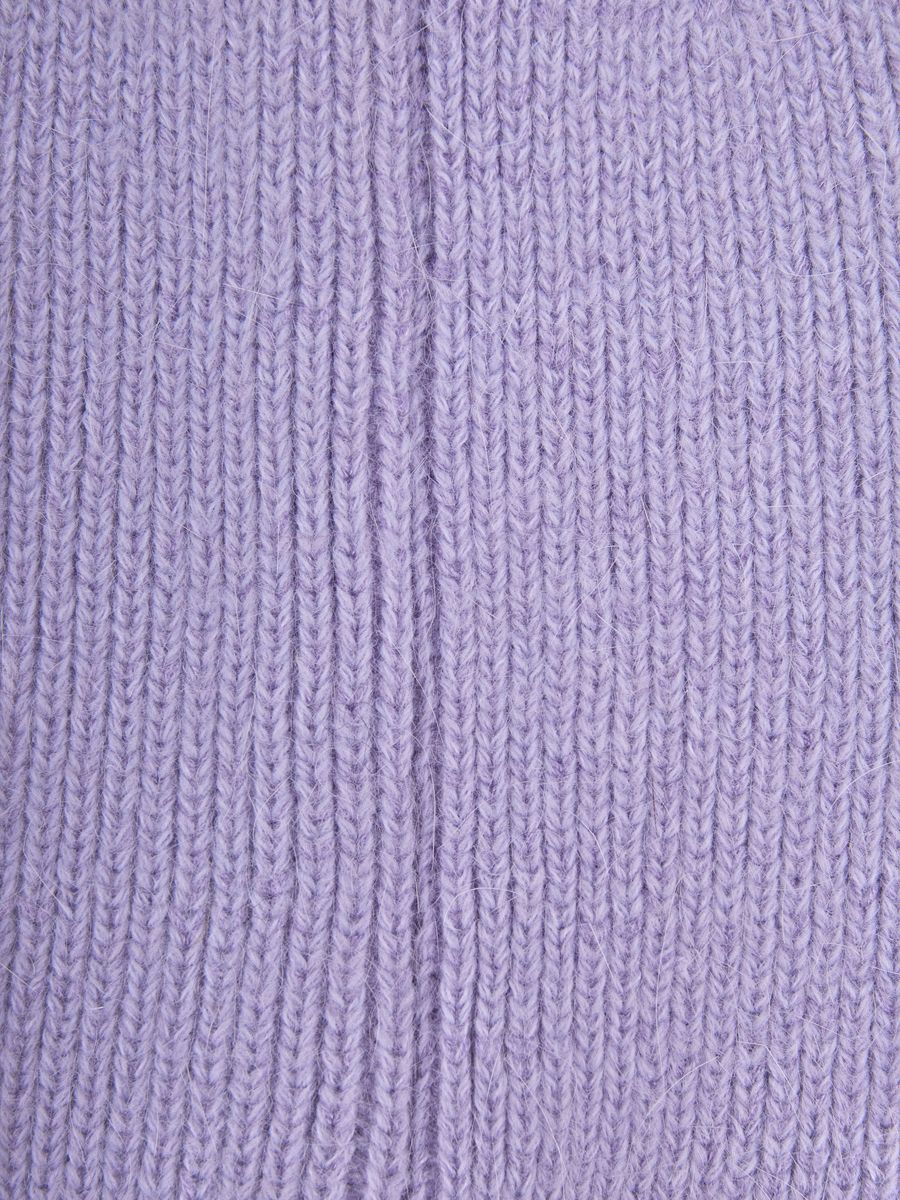 110323P-18455-22 Шапка женская,50%акрил,30%виск оза,20%ангора,сиреневая