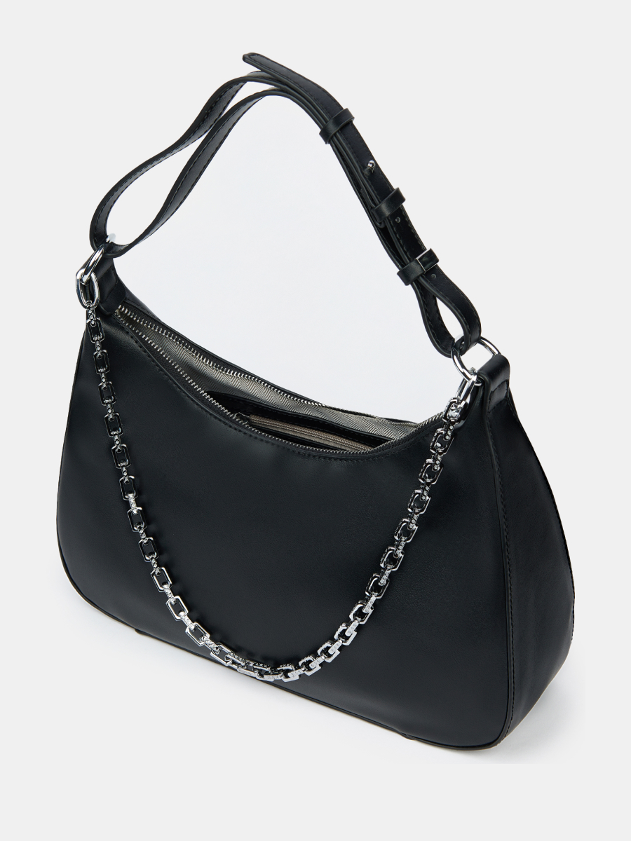 110-109-31 Сумка женская,экокожа 100% , 31*9*23 черная