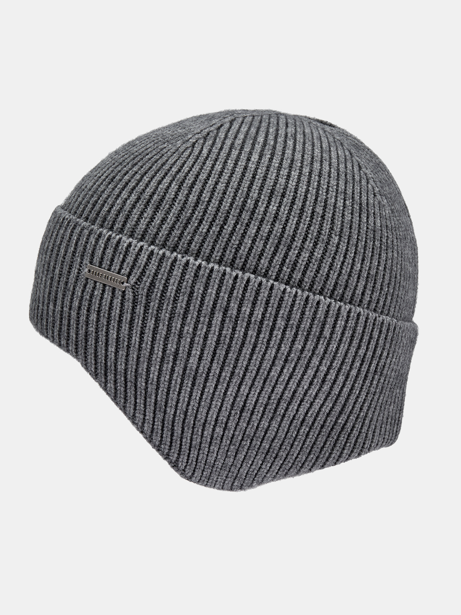 110423P-18322-08 Шапка мужская Ralf Ringer 43%в искоза,32%нейлон,25%пэ,серая