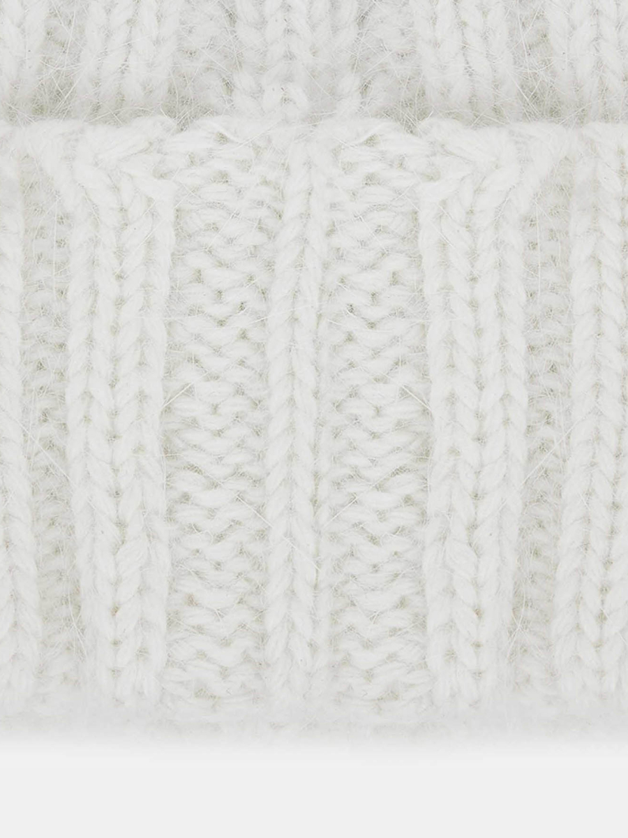 RF-J44007-Белый Шапка женская Labbra 60%анго р40%нейлон,р.57 белая