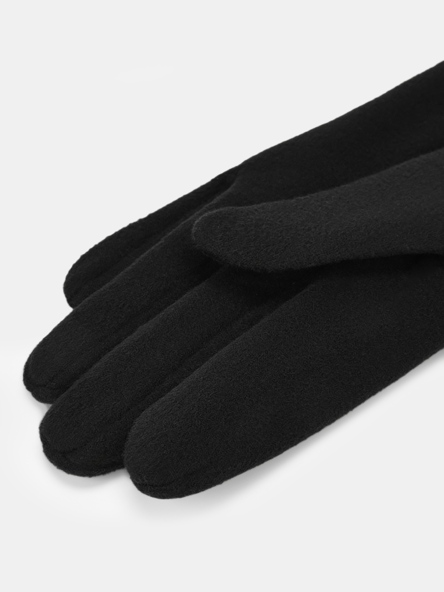 АУГП112600_Н Перчатки женские Ralf Ringer, 100%полиэстер,один размер,черн