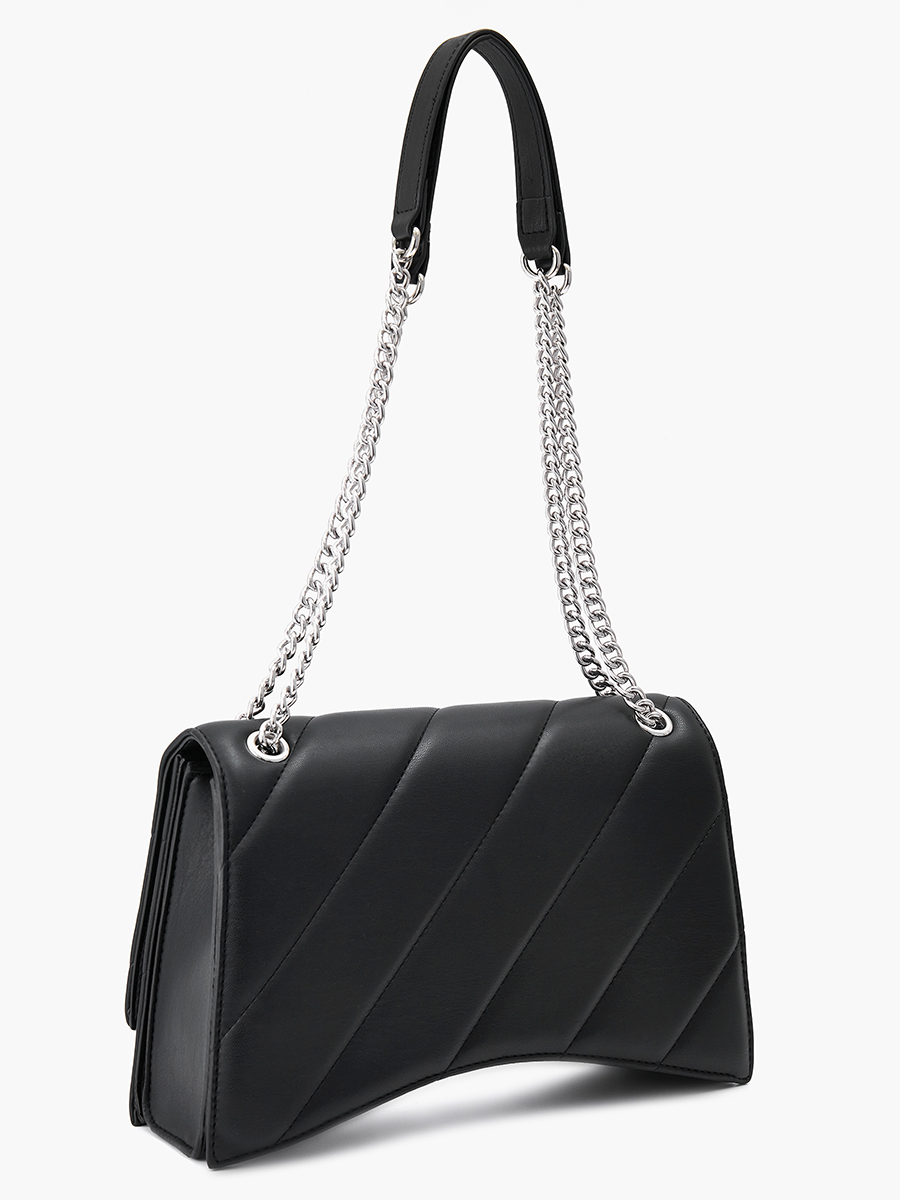  Сумка кросс-боди женская, чёрная, 19x29x6