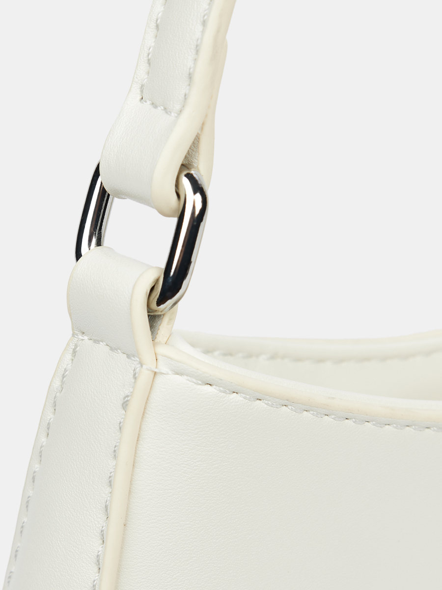 Сумка женская, белая, 27,5*5*17,5